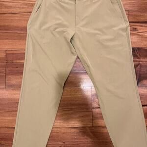 Men's Fundamental Fabletics pants/ Khakis, Tan, Size 36x32